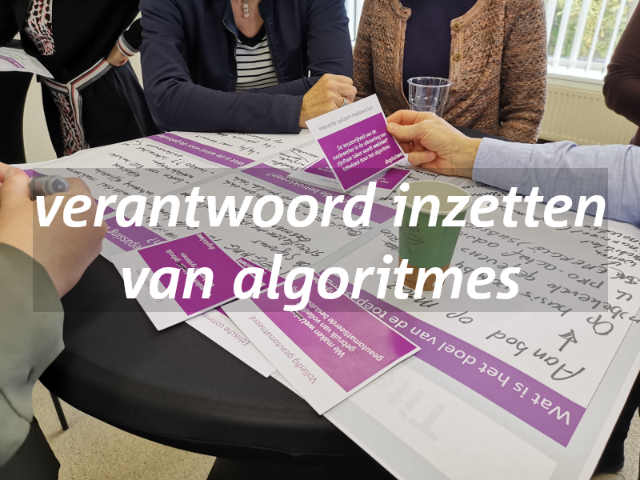 Verantwoord inzetten van algoritmes
